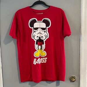 Stormtrooper Mickey Mouse SS Tee Red XL‎